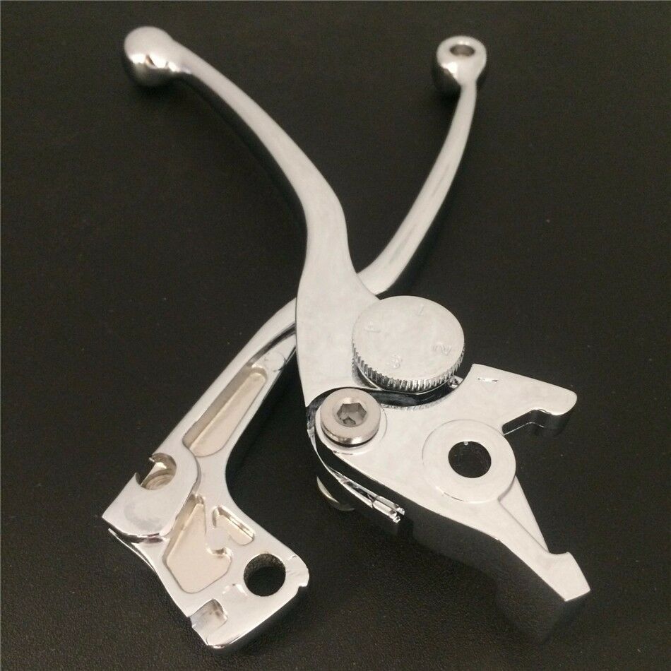 New Chrome Brake Clutch Hand Levers For Suzuki Gsxr 600 750 Katana