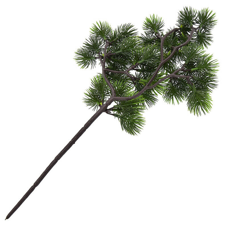 Pine Tree Branches Artificial Pinaster Cypress Branch Greenery Flower Leaves