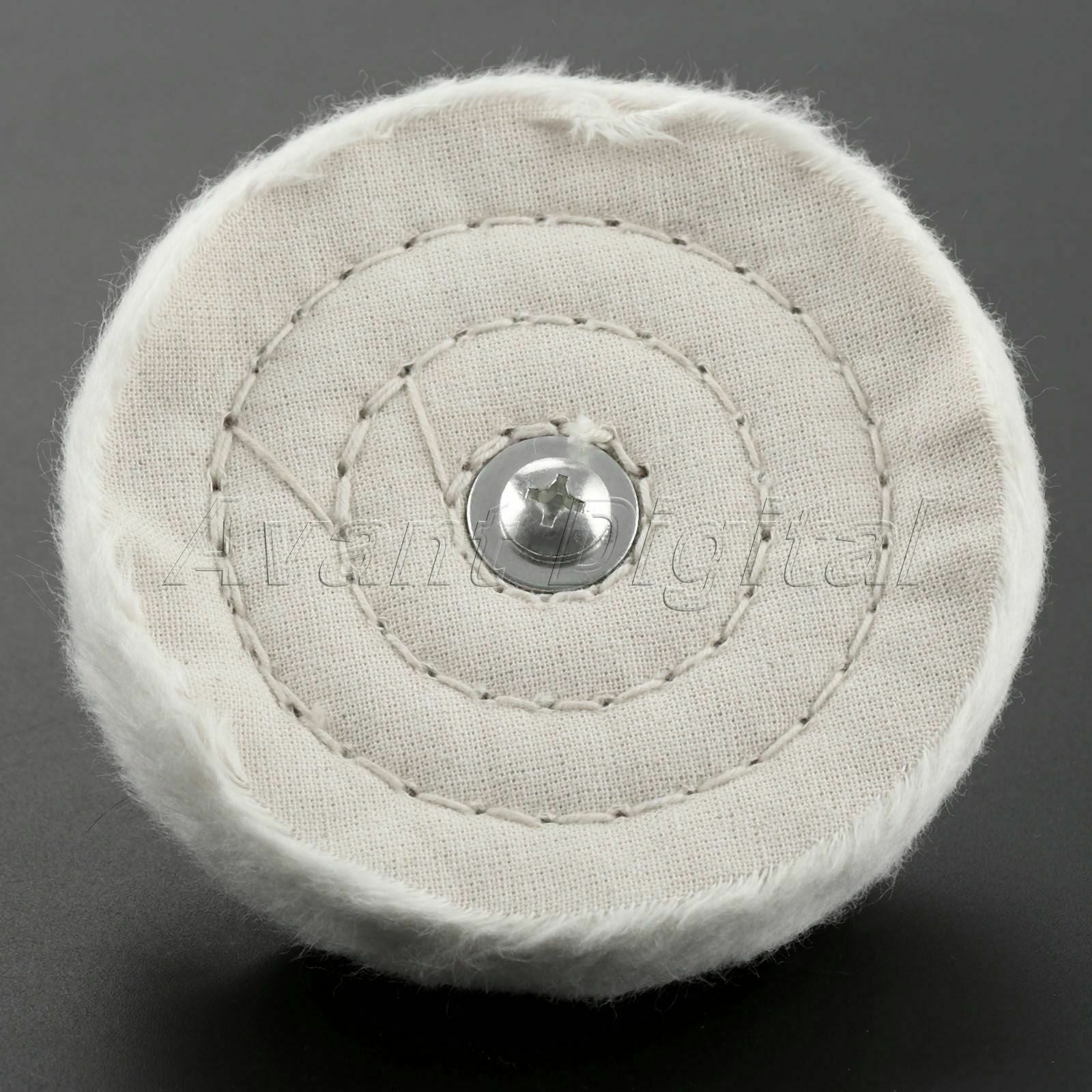 Round 4" Cloth Cleaning Buffing Wheel Pad Buffer Grinder Polishing Rotary Tool