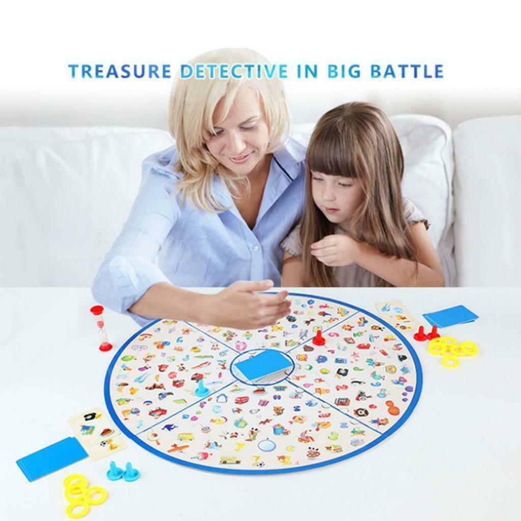 Flash Cards Toddlers Kids Math Game Preschool Detective Games for 1-4 Playsers