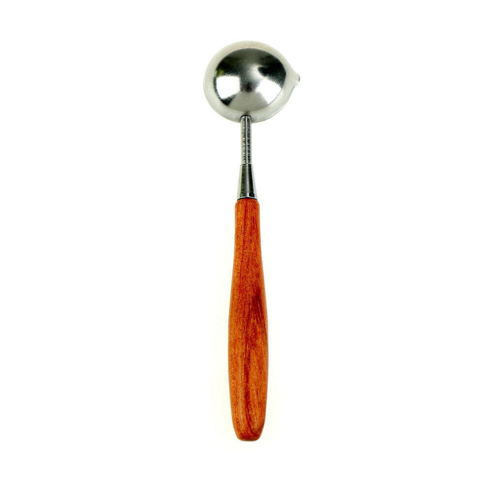 Wood Handle Sealing Wax Spoon Anti Hot Wax Spoon Wax Stamp Sealing Wax Spo.l8