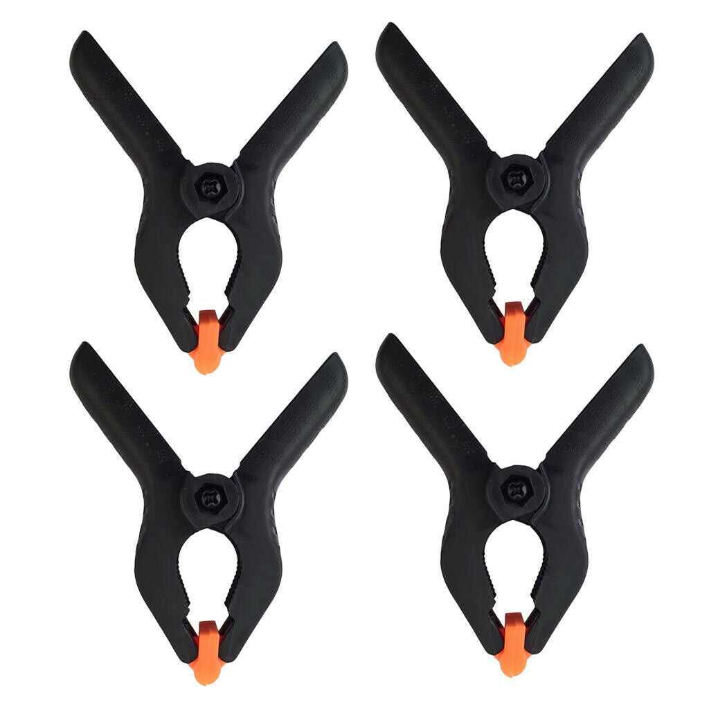 4 Photography Spring Clamp Canvas Paper Studio Heavy Duty Clip Set 4inch