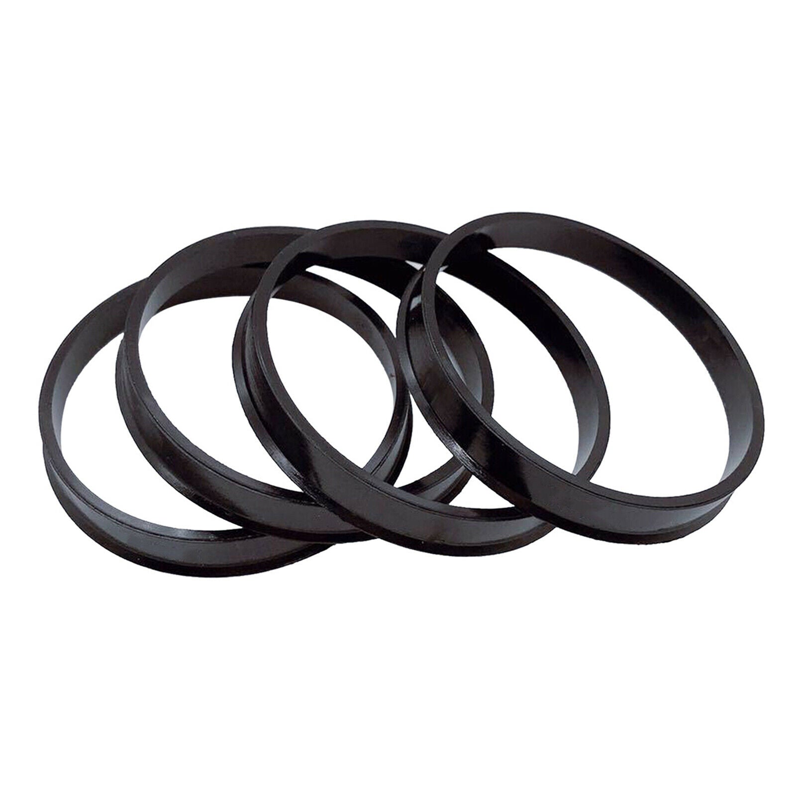 4x Car 66.6mm - 57.1mm Wheel Spigot Hub Centric Hubcentric Ring Plastic