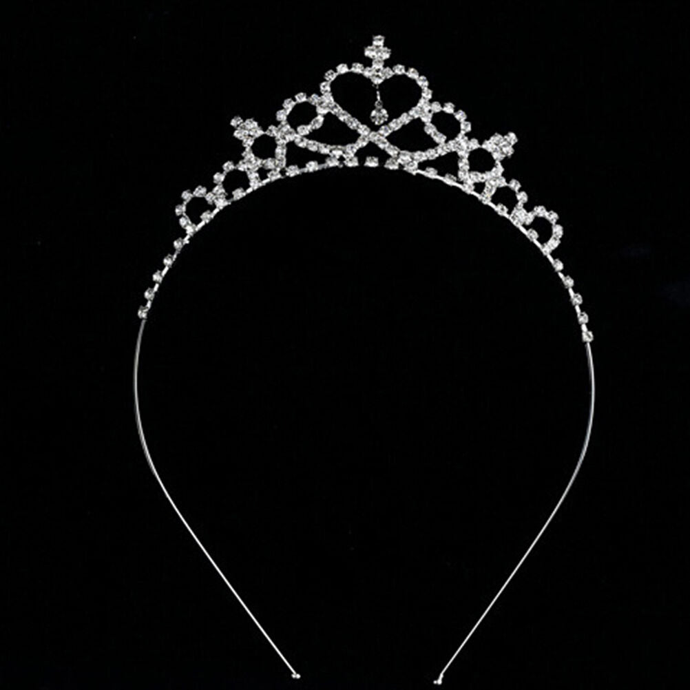 Girl Princess Hairband Child Party Bridal Crown Headband Crystal Diamond TiaraDD