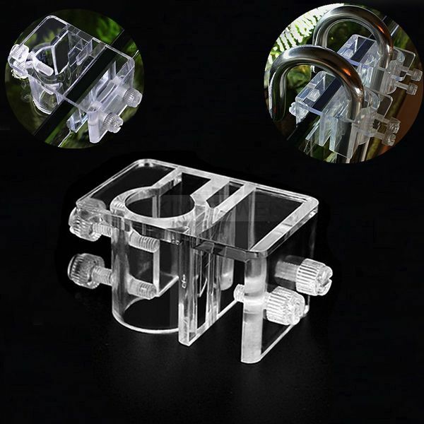 20mm Acrylic Aquarium Hose Tube Fixing Pipe Clip Holder Clamp For Dia Water Pipe