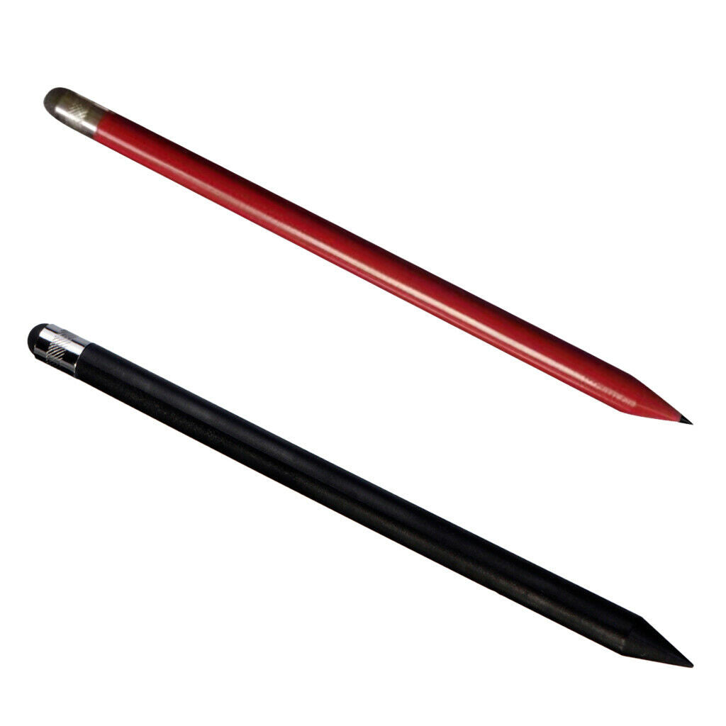 2 pcs touchscreen capacitive touchscreen pen for tablet black + red