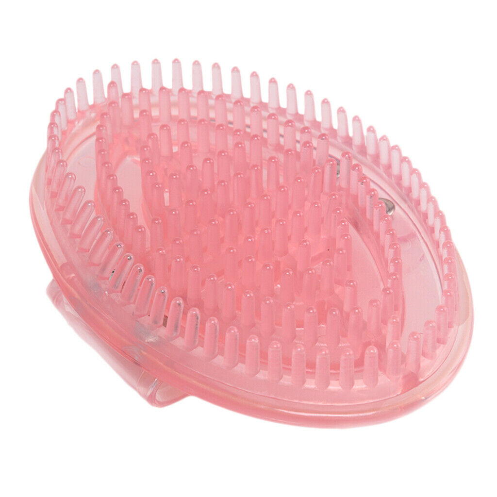 Hair Scalp Massager Shampoo Brush Meridian Brush Scalp Care Brush Pink