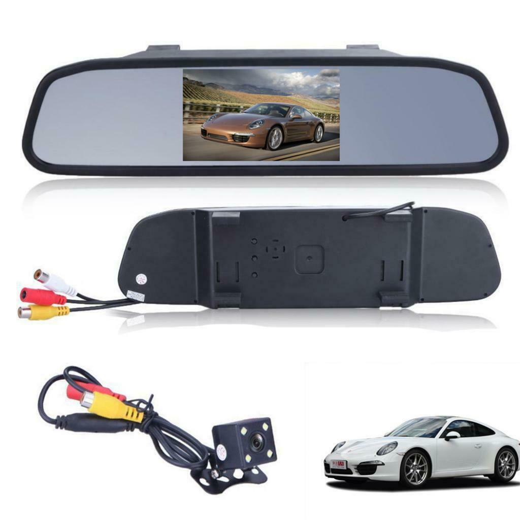 4.3Inch TFT Car LCD RearView DVD Mirror Monitor +