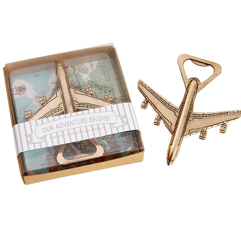 Aluminum alloy airplane bottle opener creative airplane shape kitchen opener