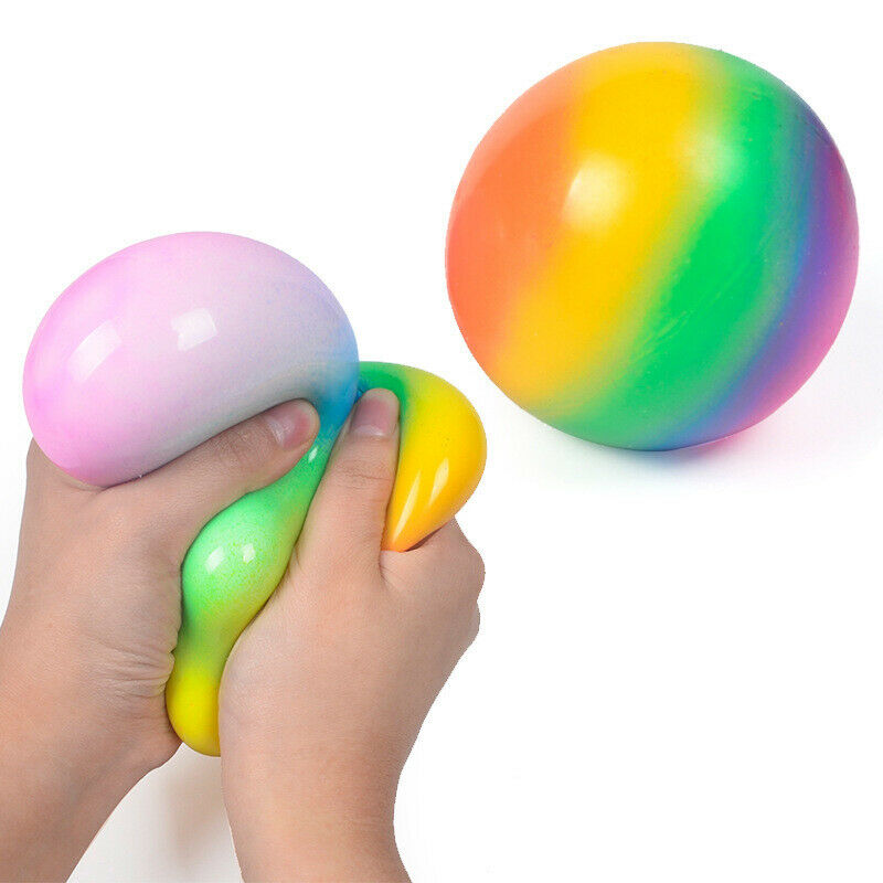 Toys 7cm Colorful Soft Foam TPR Squeeze Balls Toys For Stress Relief  T.l8