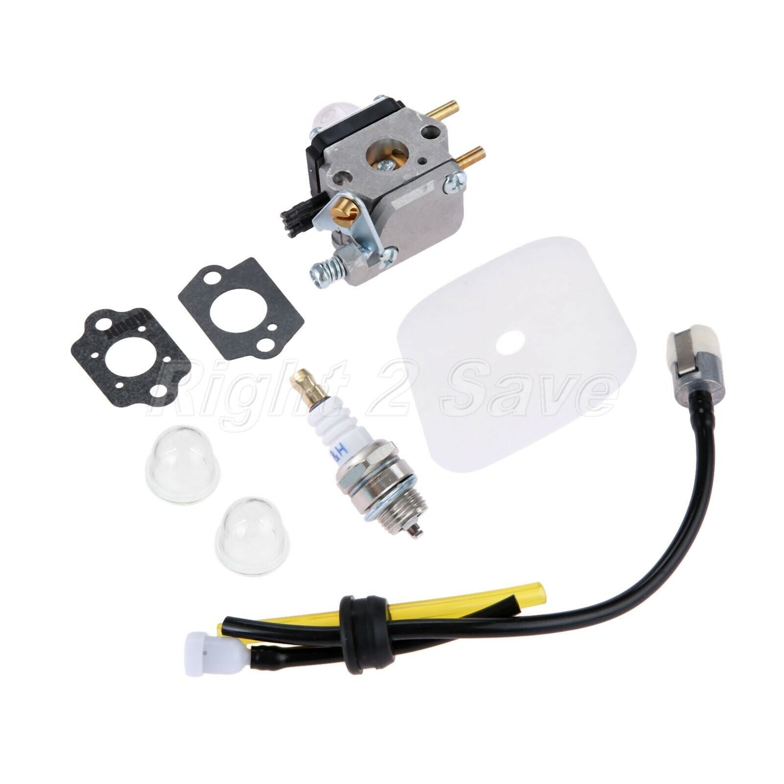 Lawnmower Carburetor Carb Parts Kit For Mantis Tiller 7222 7225 7230 7234 7924