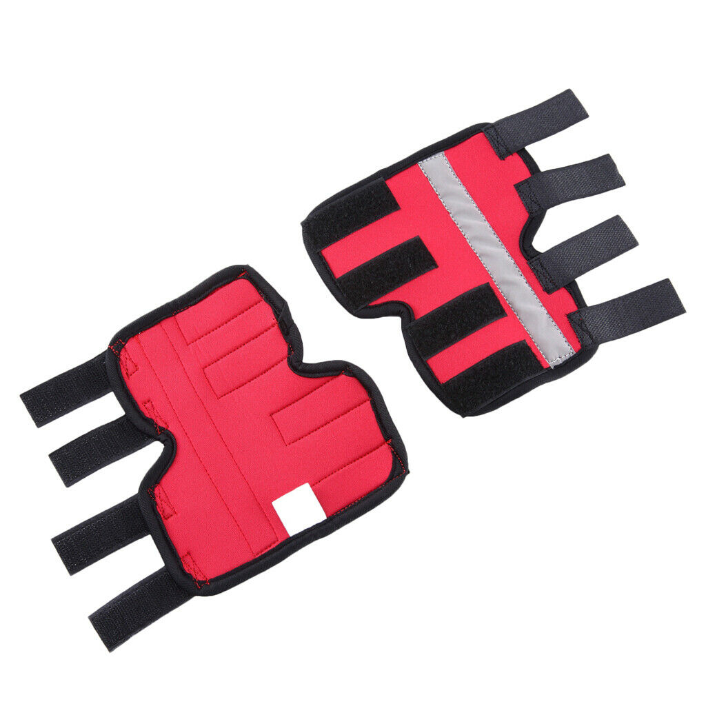 Pet Knee Pads Pet Leg Socks Pet Dog Puppy Protective Joints Protector Red S