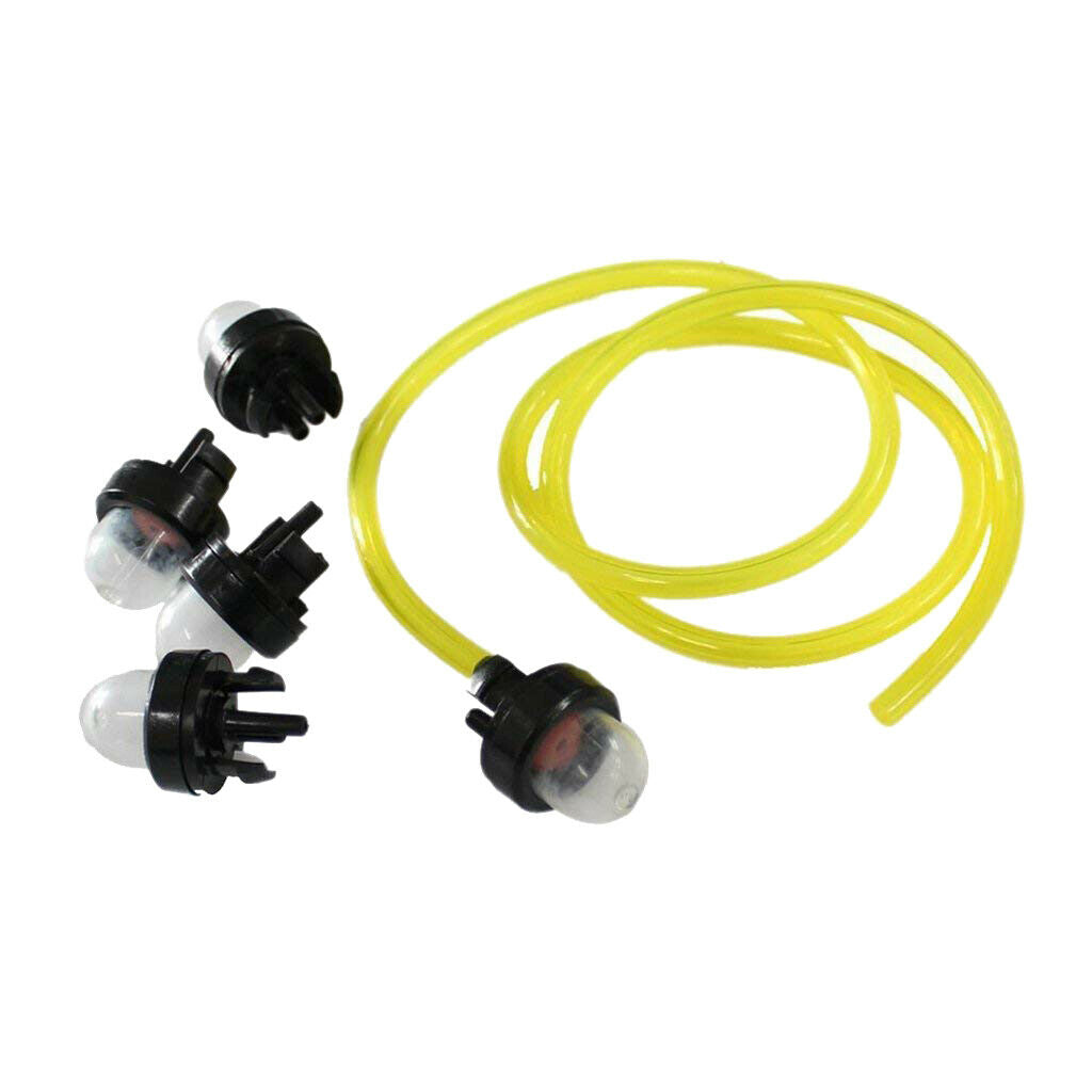 Fuel Lines & 5 Primer Bulb Repair Kits Trimmers Chainsaws Replacement Parts
