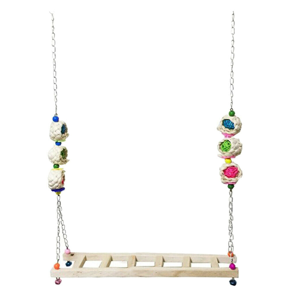 2x Handmade Chicken Ladder Parrots Perch Stand Chicken Large Birds Parrots