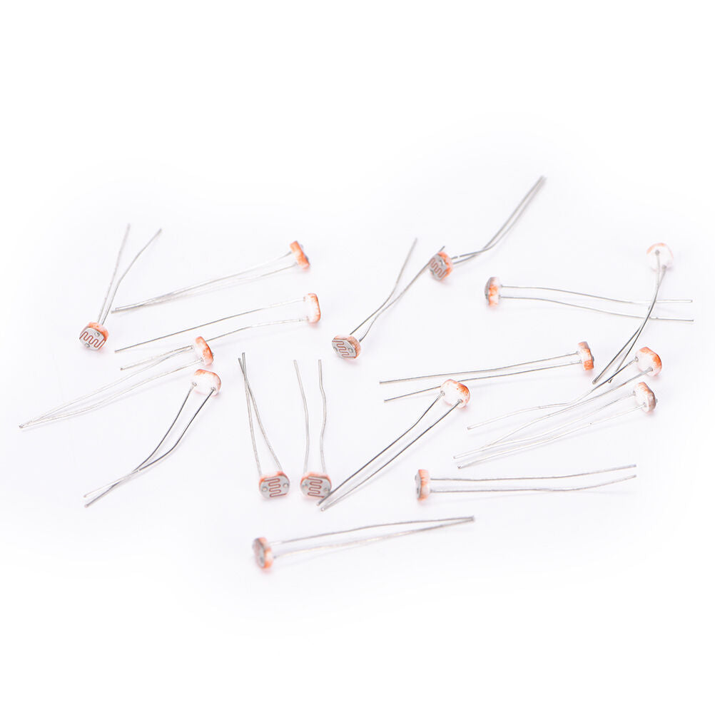 20pcs photoresistor LDR CDS 5mm light-dependent resistor sensor gl5516 arduin、DD