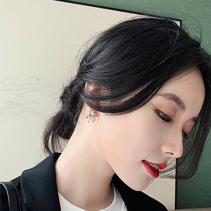 Fashion Cute Crystal Stud Earring For Women Exquisite Wedding Jewelry Gif.l8