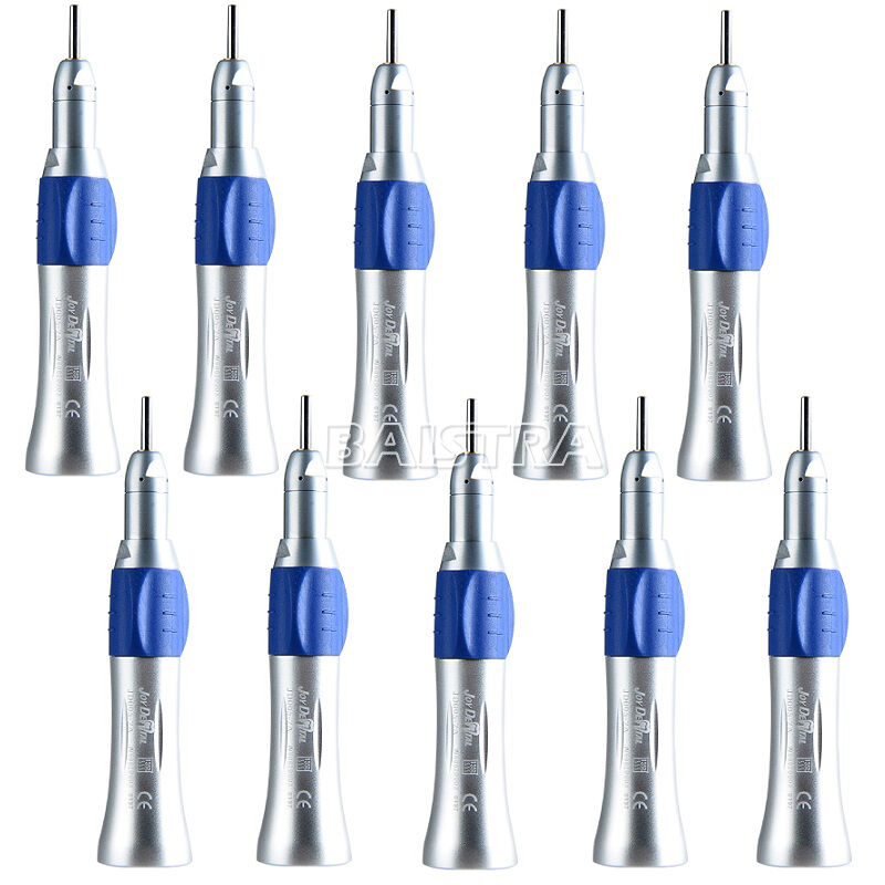10X Dental Low Speed Handpiece Straight Nose Cone Fit NSK E-type Motor Joydental