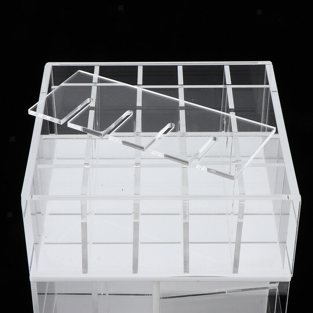 65 Slot 360 Rotating Organizer Cosmetic Lip Gloss Lipsticks Display Holder White