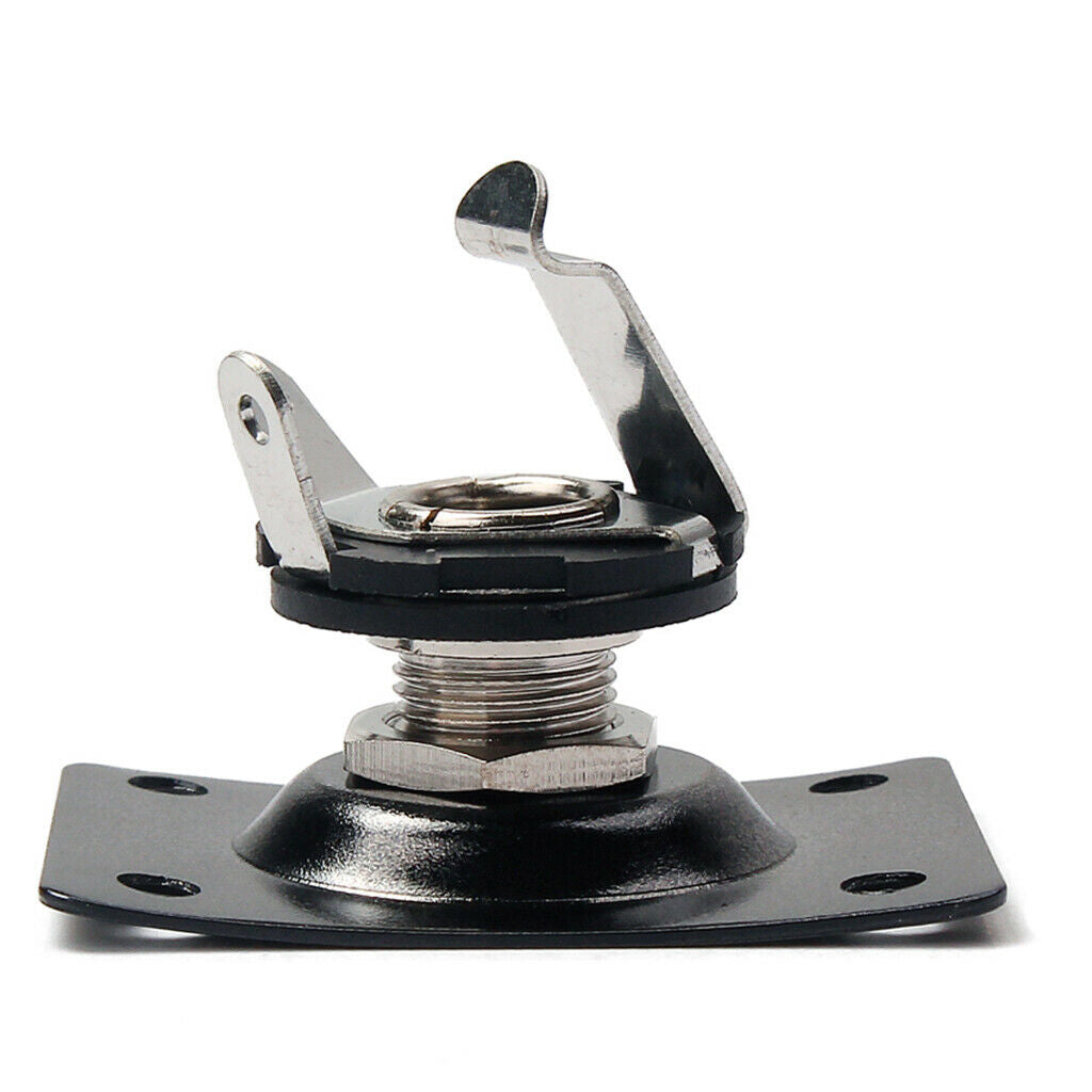 6.35mm Square Output Input  Socket Plate for LP SG Electric Guitar Parts