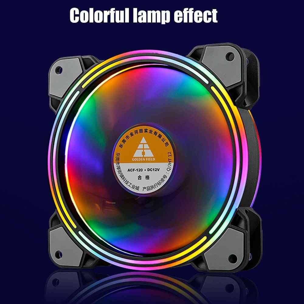 Universal 120mm PC Computer Case Fan Cooling Cooler Fan Colorful PC Case Fans!