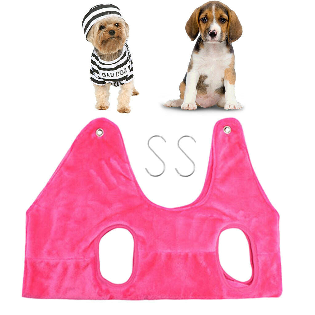 Cat Grooming Hammock Pet Supply Grooming Bag for Puppy Nail Bag Ear Clean S pink