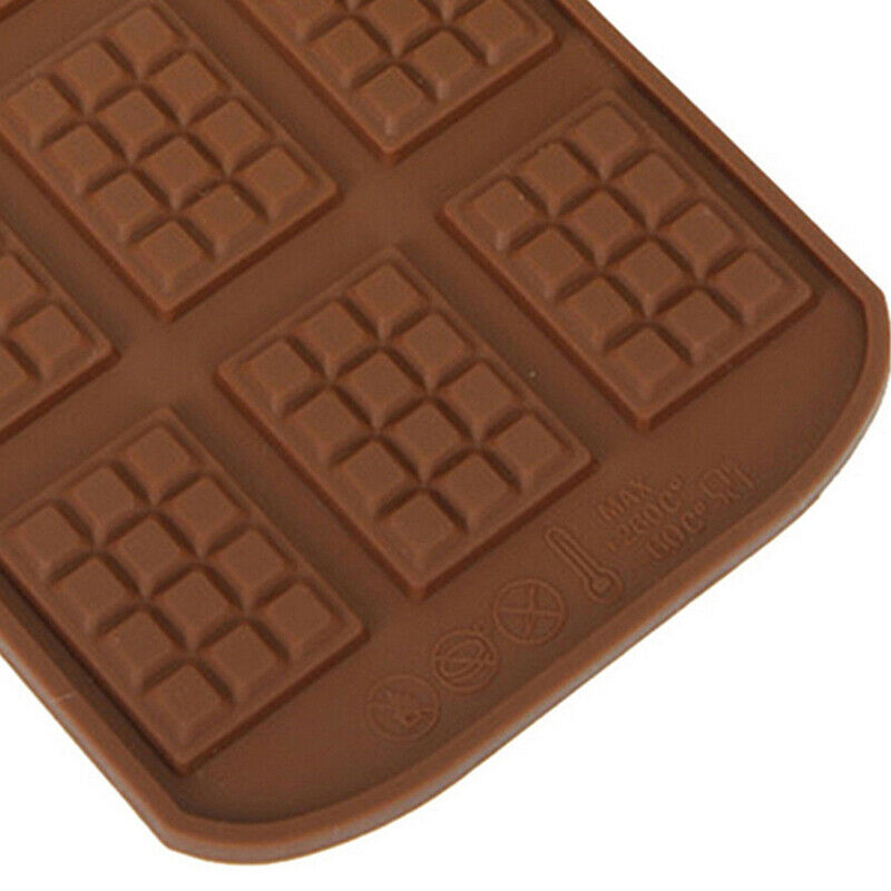 12 even DIY Chocolate Chip Mold Waffle Pudding Baking Tool Cookie Bake MouldBDA