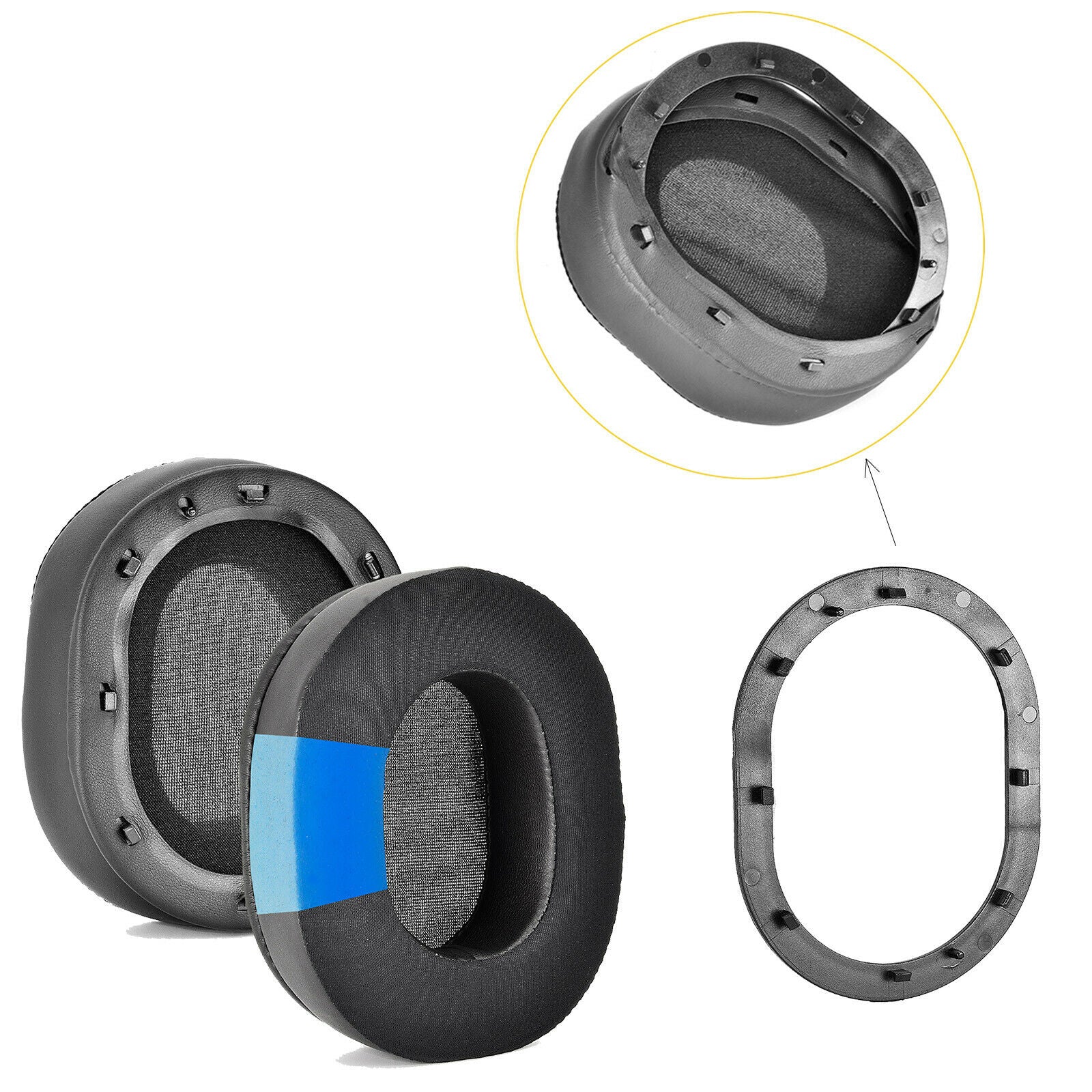 Replacement Ear Pads Cushion For Razer BlackShark V2/V2 Pro Gaming Headphones