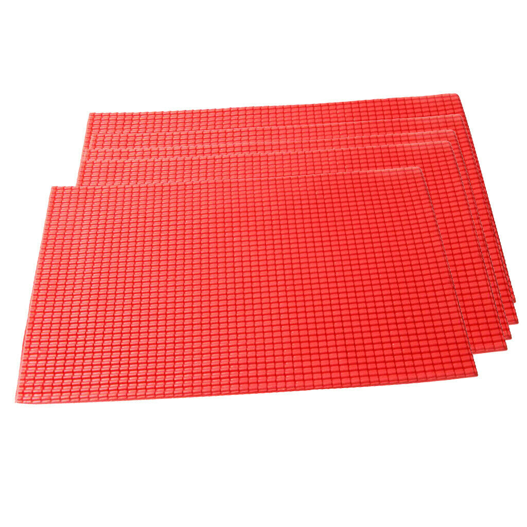 Set Of 5 Plastic Plates Plastic Plates DIY Plank DIY Building Architecture