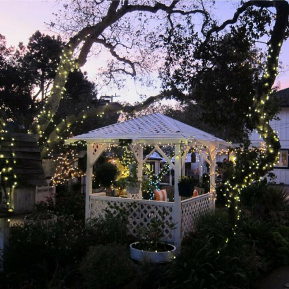 Fairy Wedding Party Garden Decor Solar Cherry  Flower XmasString Lights