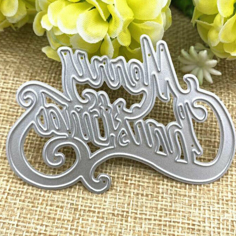 Cutting Die Metal Stencil Carbon Steel Embossing for Christmas Paper Card.l8