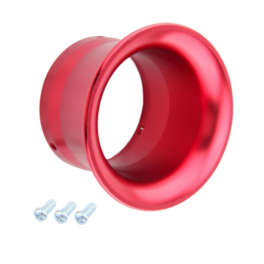 50mm Air Filter Velocity Stack Funnel for PWK24 PWK26 Carburetor 2inch Red