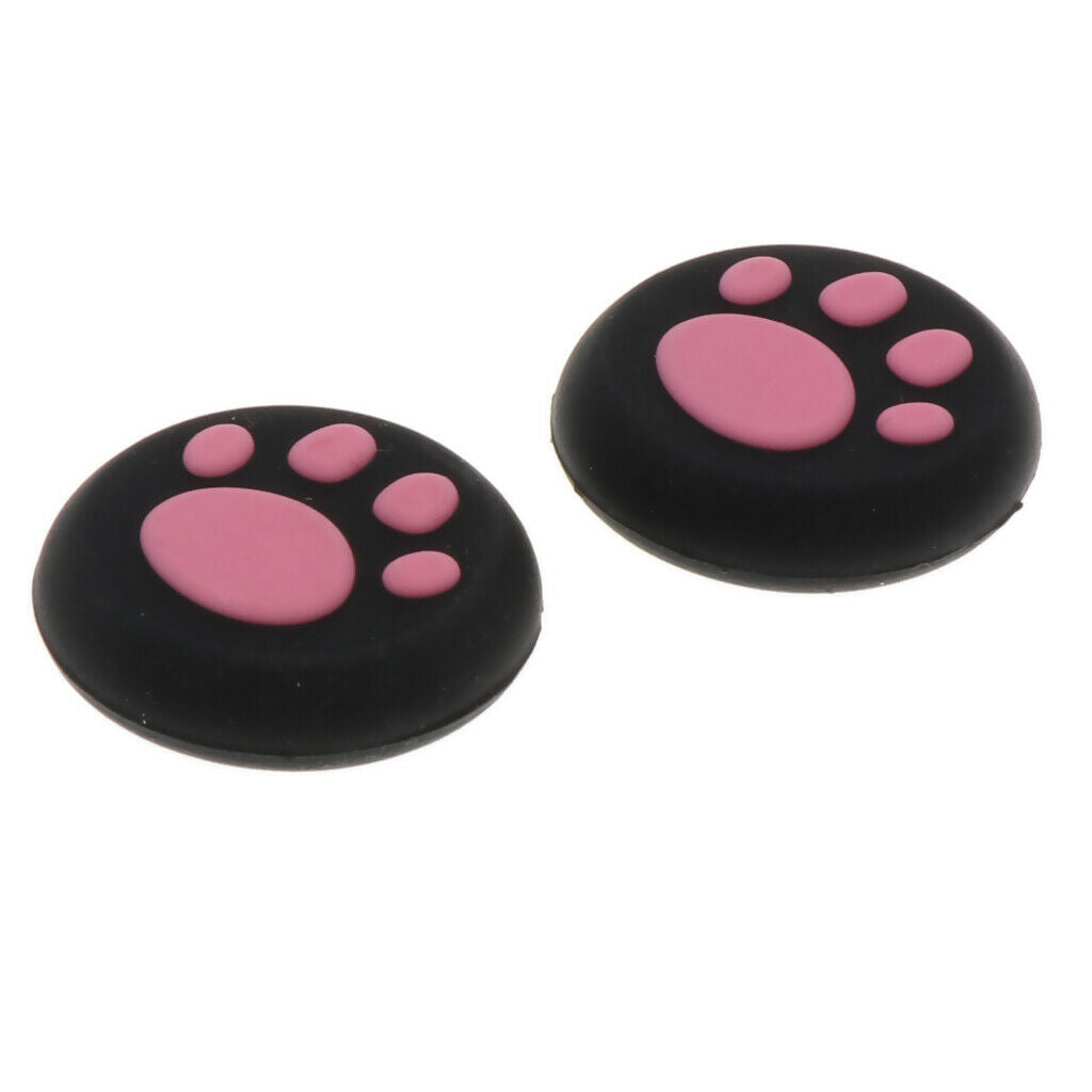 8 Pieces Cartoon Cat Claw Shaped Stick Caps Cover Silicone for PSV1000 2000