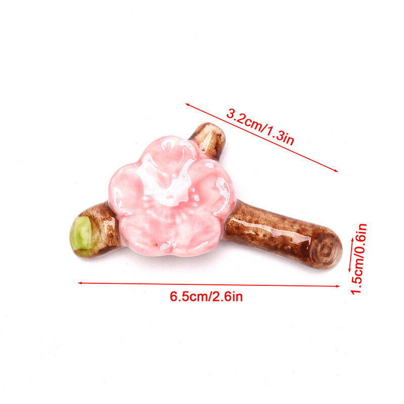 Tableware Chopstick Rest Sushi Cherry Blossom Chop Sticks Holder RackceramicFCA