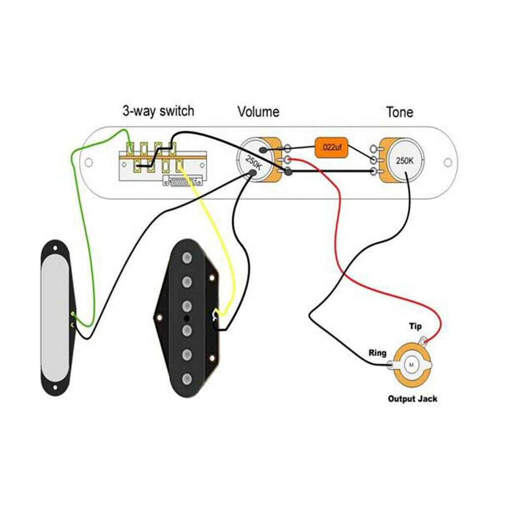 Sealed Humbucker Pickup Set Bridge with Control Line For Electric Guitar