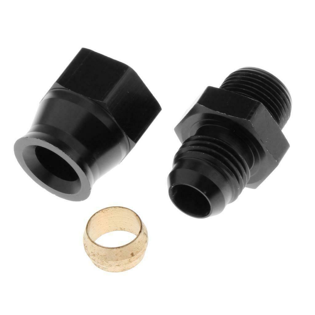 3/8 "9.52mm OD Alloy Tube to 6AN Male Flare Hose Fitting Adapter