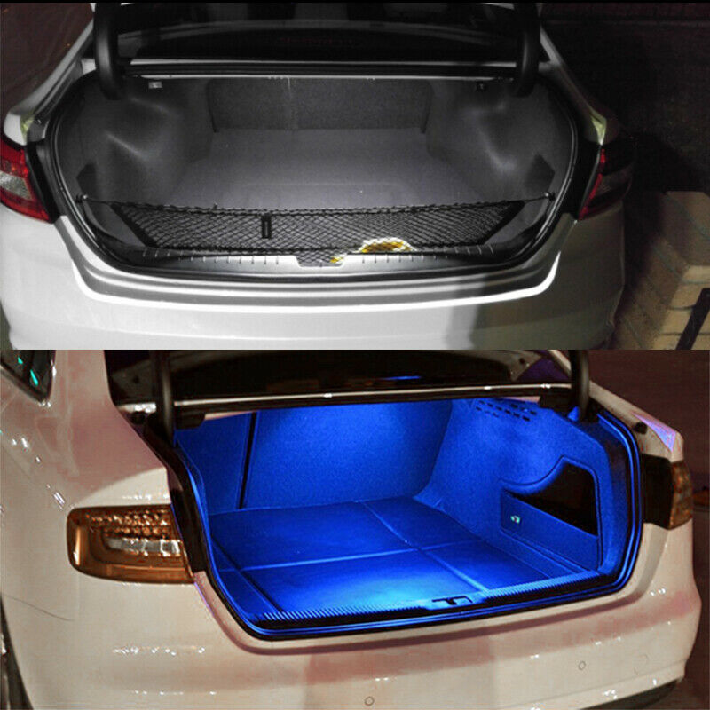 Universal Cool Blue COB LED Strip Light Car Trunk Cargo Area Illumination