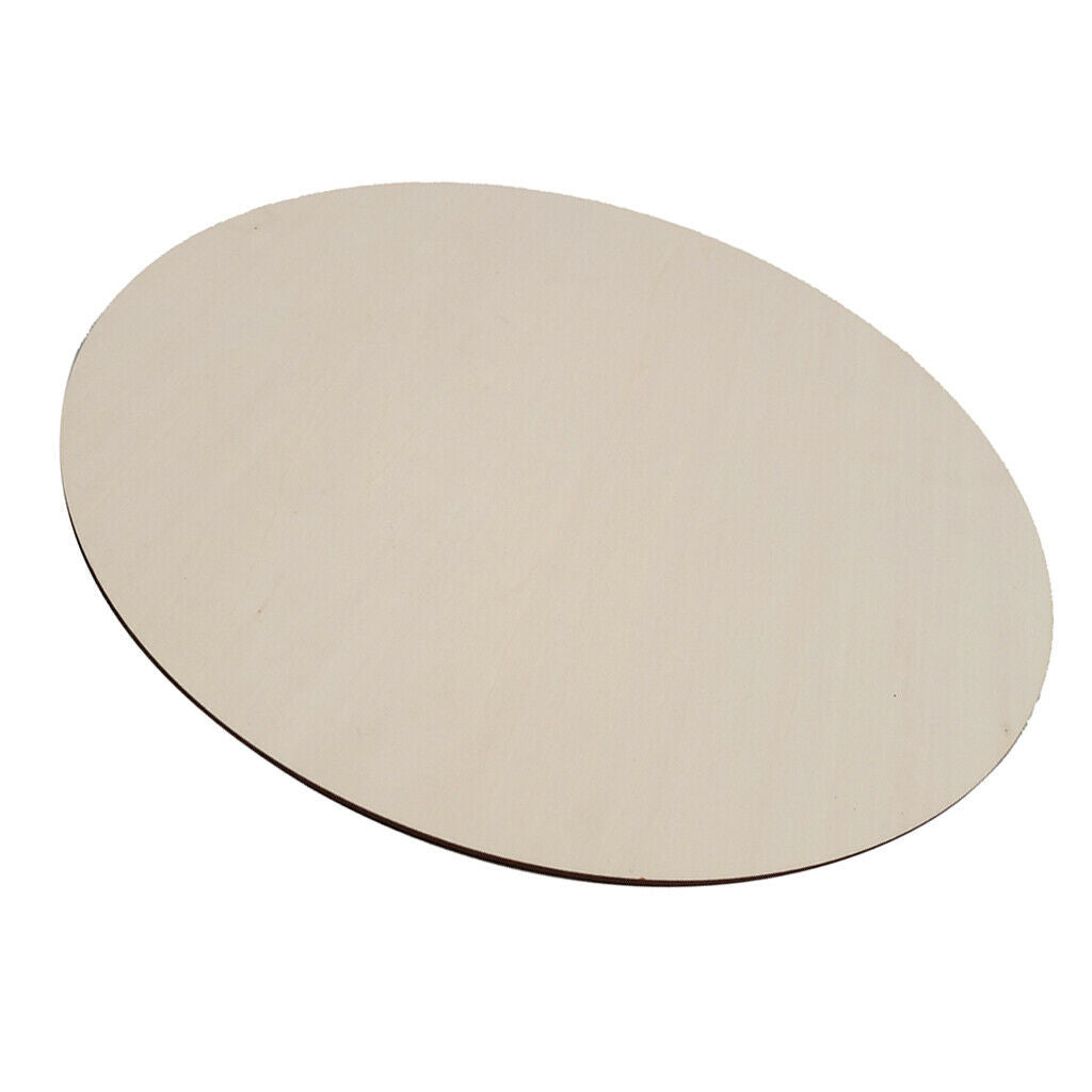 3pcs Blank Wooden Discs Wood Slices Round Plaque Tags Embellishment DIY Craft
