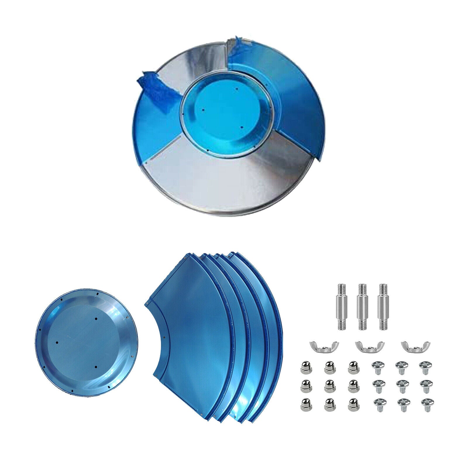 Universal Propane Patio Heater Heat Reflector Panels Center Heater Umbrella