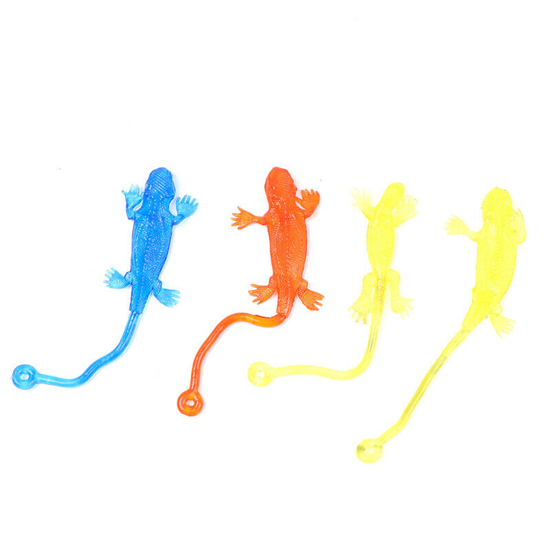 Sticky Lizards Animals Gooeys Bulk Party Goodie Bag Pack of 5 pieces Funny  DF