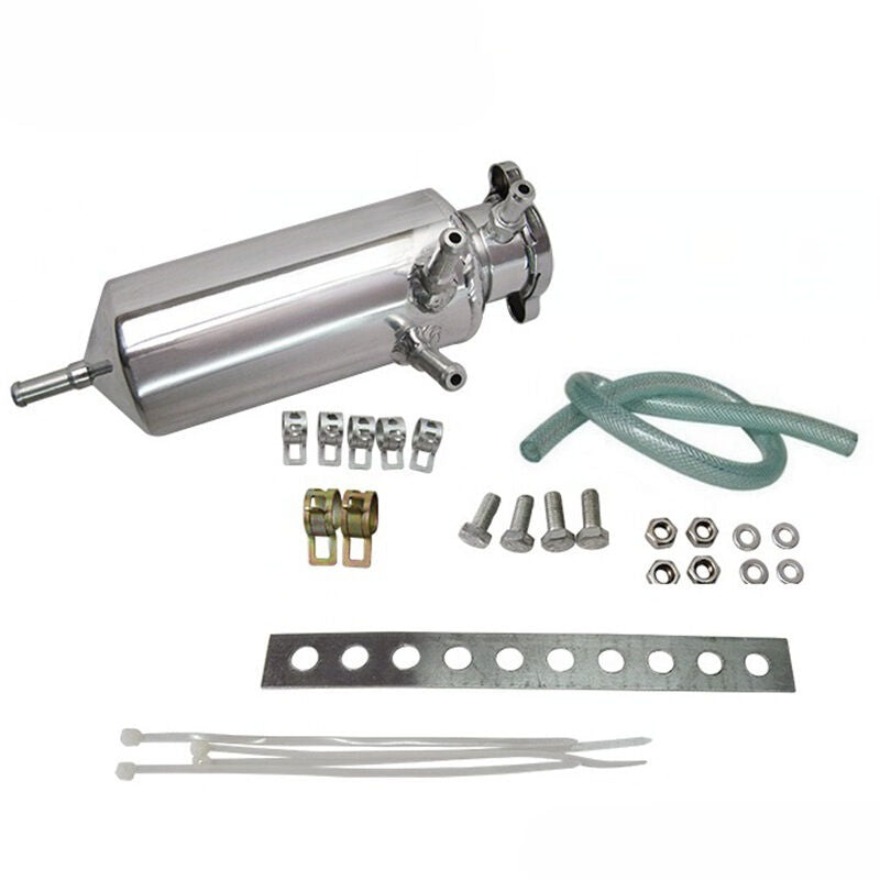 350ml Car Overflow Catch Tank Radiator Coolant Bottle Header Aluminum Reservoir