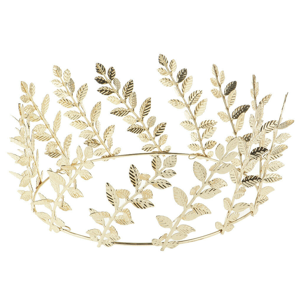 Alloy Olive Branch Round Wedding Prom Bridal Crown Creative Hair Accessories