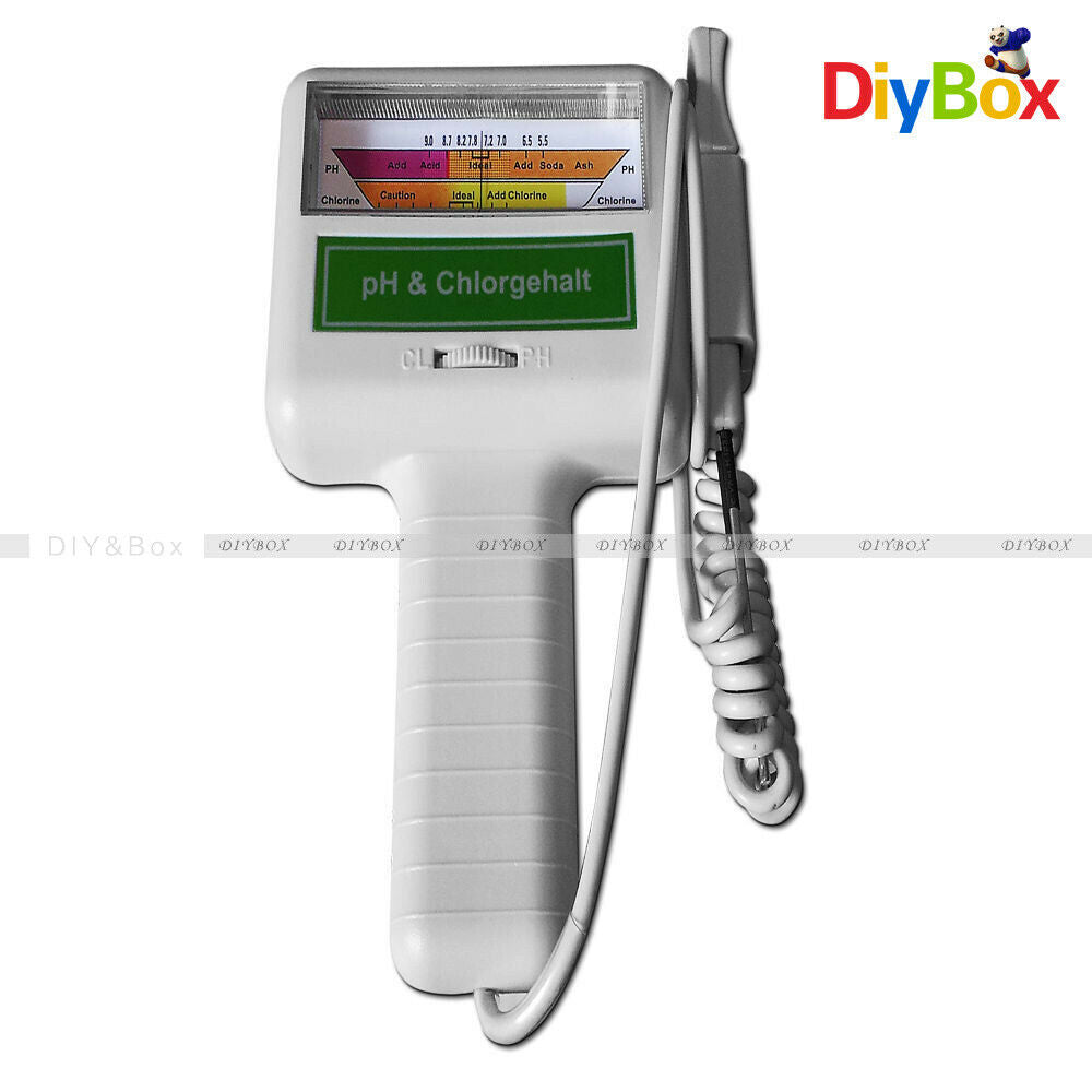 PC-101 Spa Water Quality PH/CL2 Chlorine Tester Level Meter for Swimming Pool ED