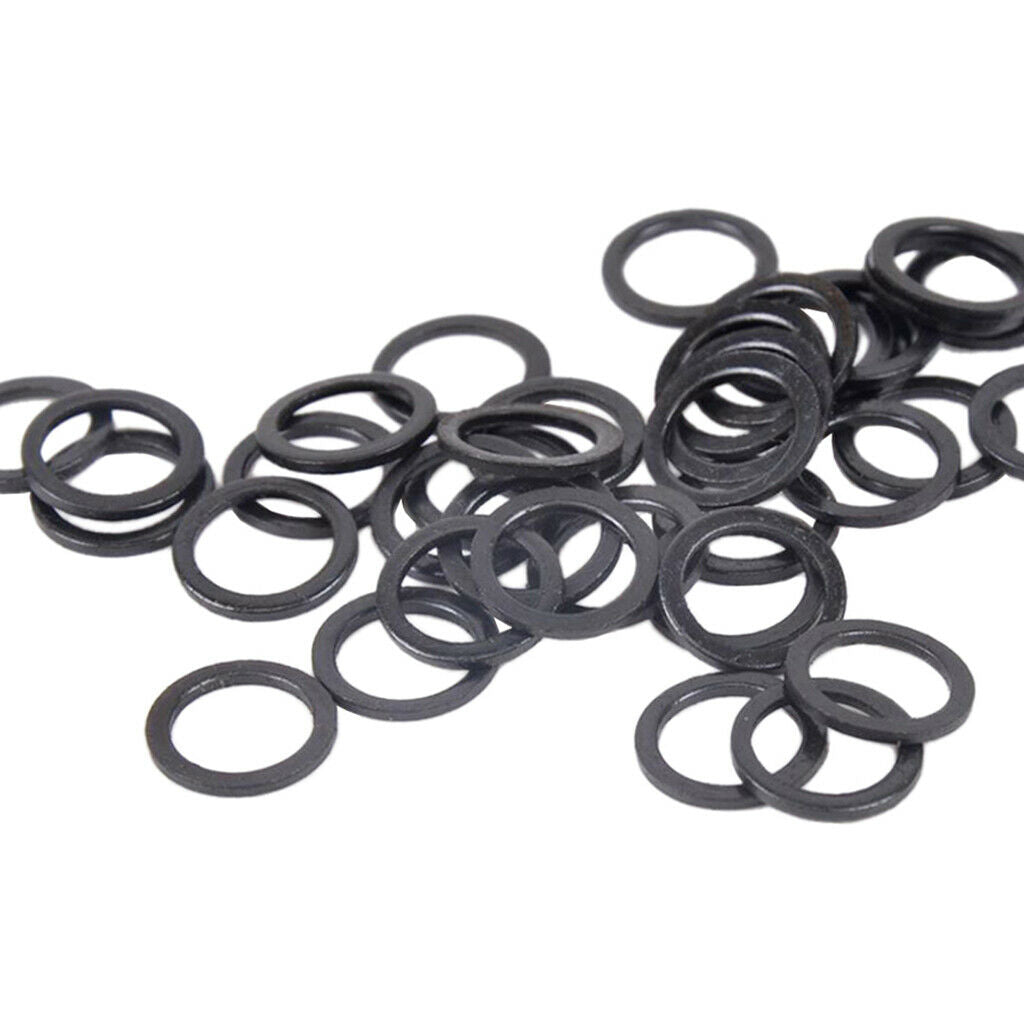 100 lot Black Truck Axle Speed Washer Bearing Washer Longboard Hardware
