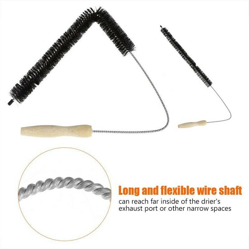 Dryer Vent Cleaner Dryer Lint Brush Vent Trap Cleaner Long Flexible RefrigeratY8