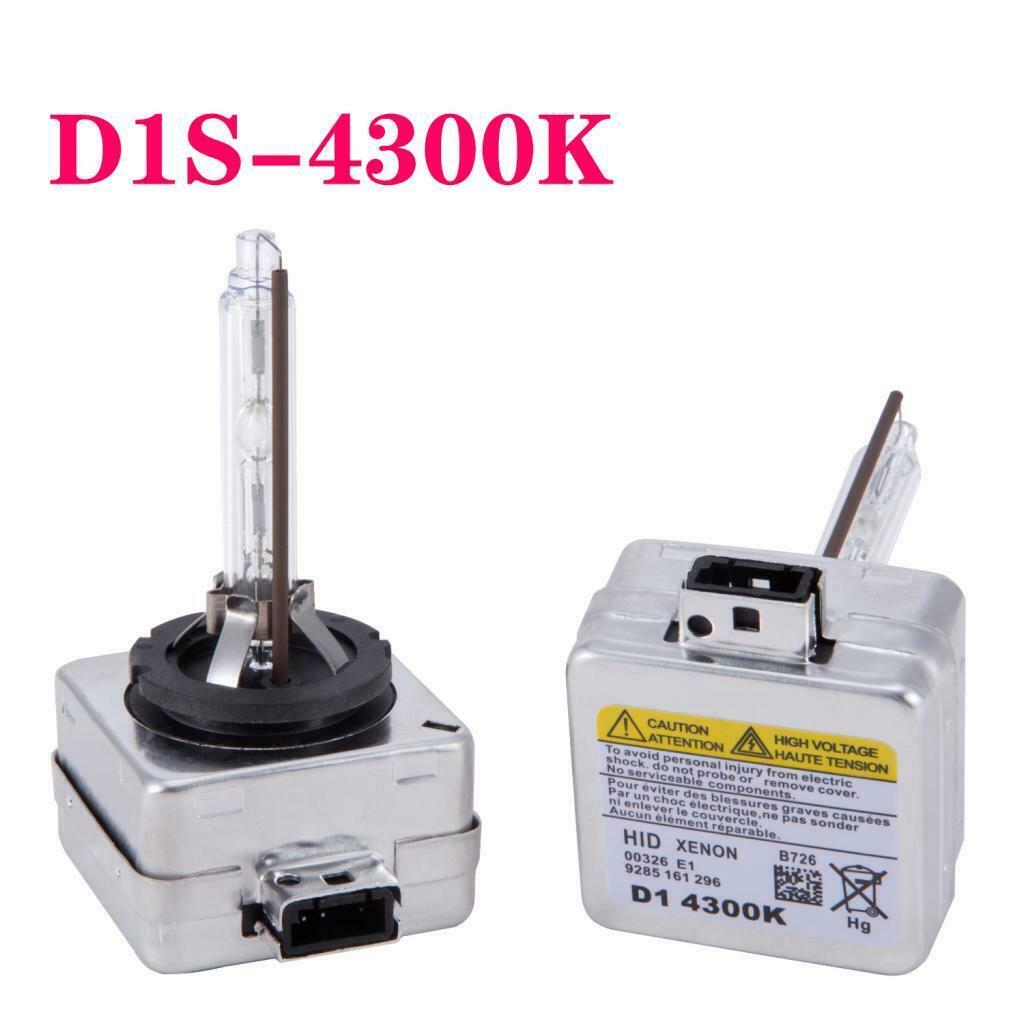 1Set D1S 4300K Brilliant Warm White HID Headlight Replacement Light Bulb
