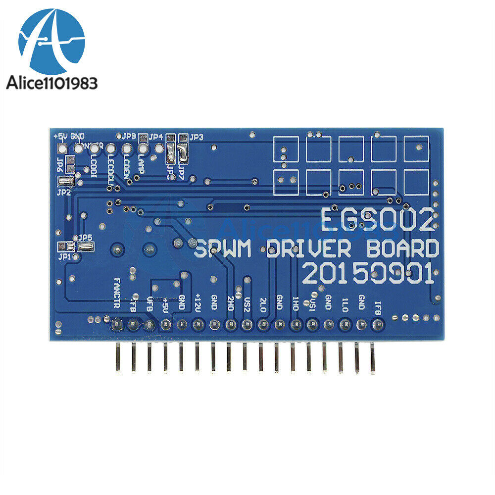 2PCS DC-AC Pure Sine Wave Inverter SPWM Board EGS002 EG8010+IR2110 Driver Module
