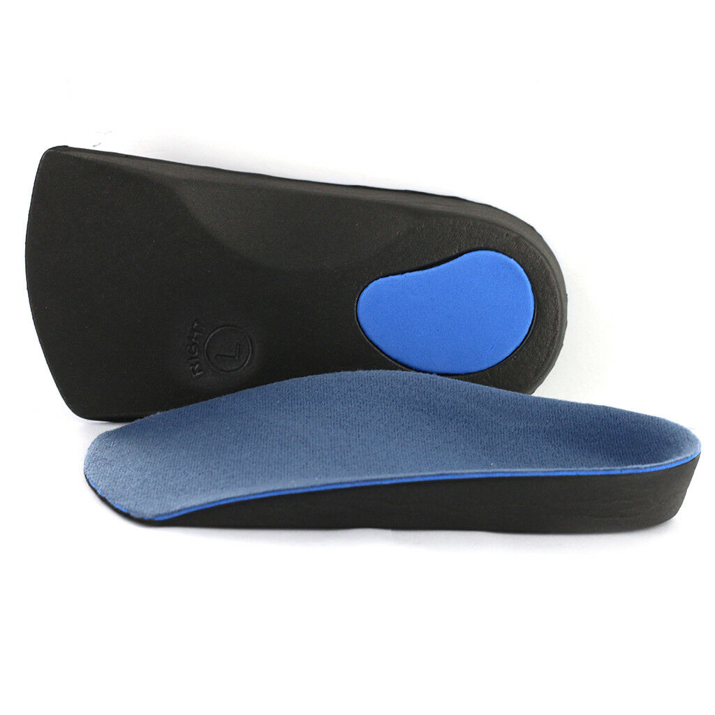 Men's 3/4 Orthotic Insoles Fallen Arch Support Flat Feet Soothers Pronation