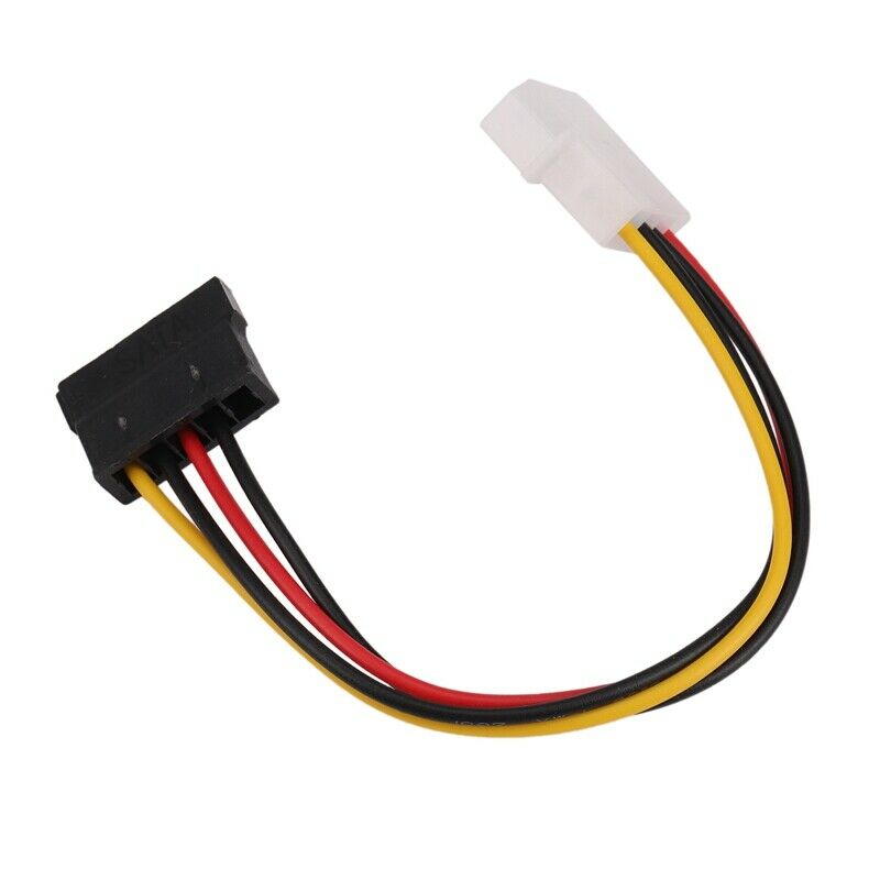 IDE/Molex/IP4/4-pin to SATA Power 15-pin Connector Converter Adapter Cable N7Y1