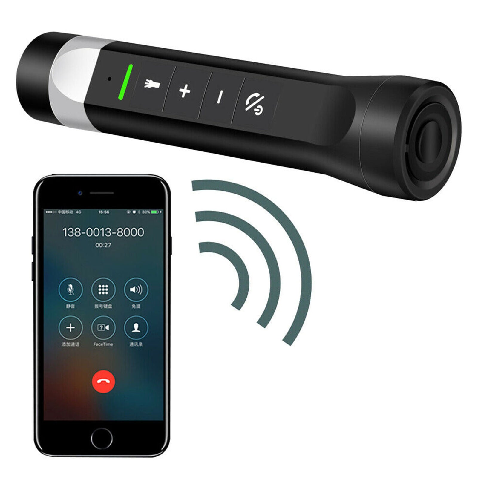 Bluetooth Multifunction Flashlight Speaker Music Bike Cycling Portable