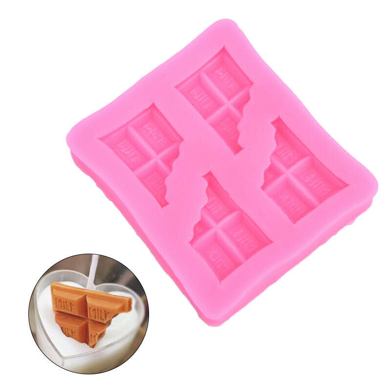 Chocolate Candle Mold Making DIY Soap Dessert Silicone Mold Fondant Baking Mo Qx